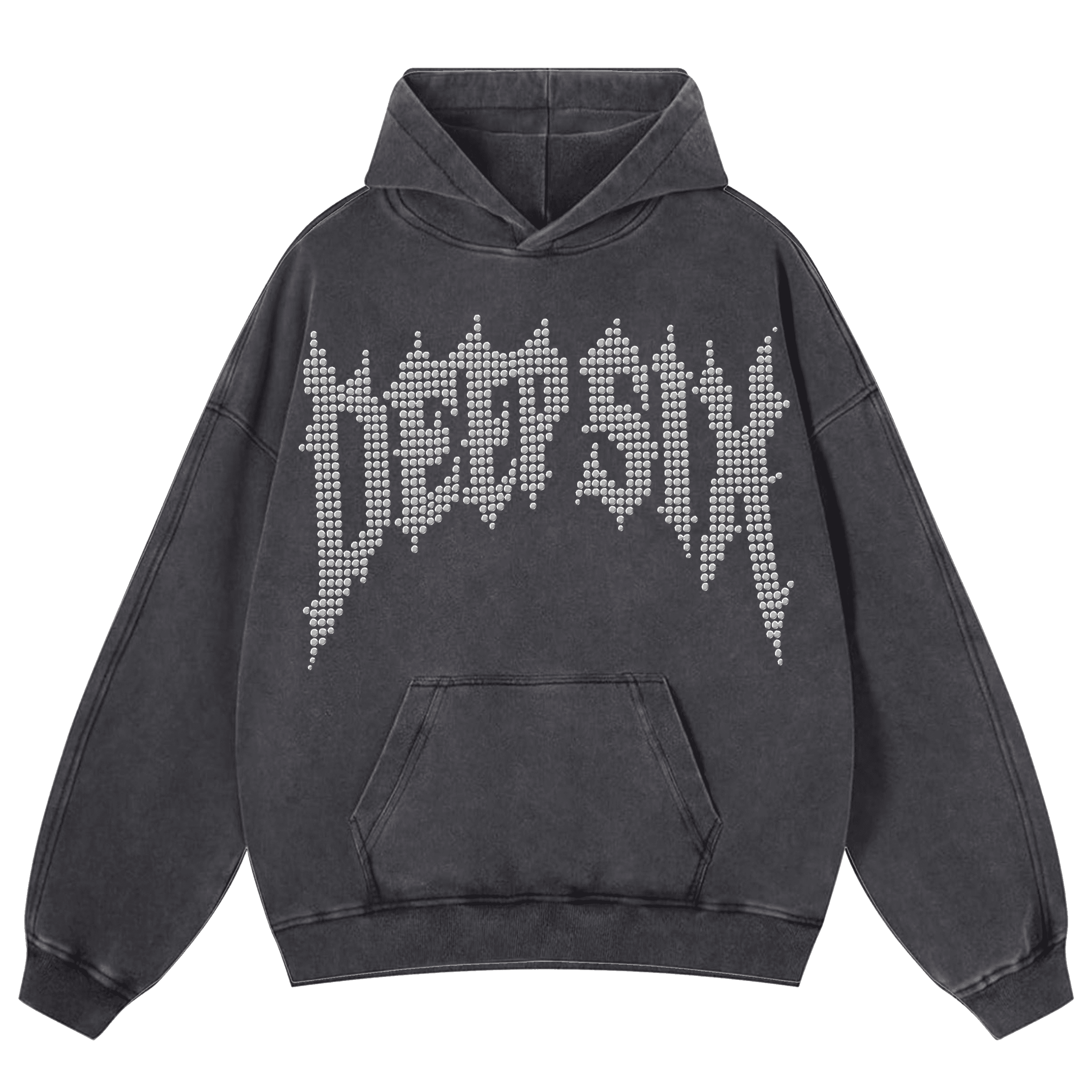 DeepSix Hoodie in black — independent brand product photo